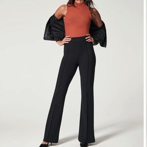 Spanx The Perfect Pant hi-rise flare classic black small petite